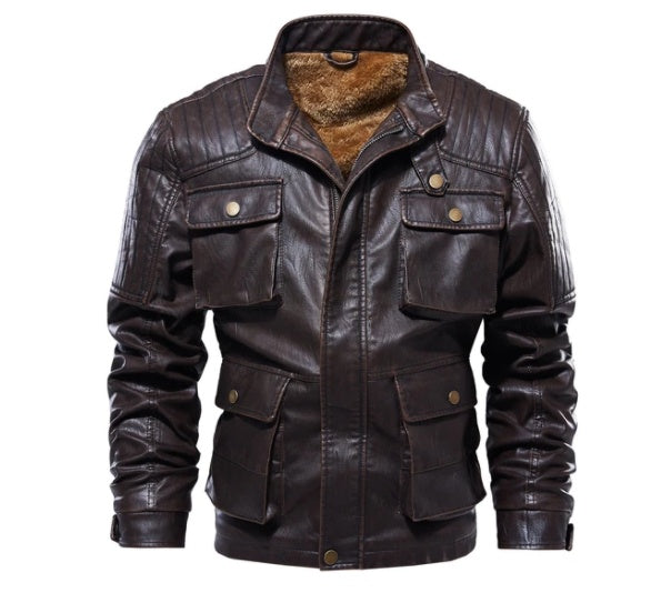 New men's leather clothing