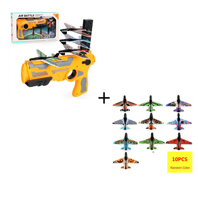 Children's Outdoor Boy Toys Hand Throwing Spin Glider Model Launcher