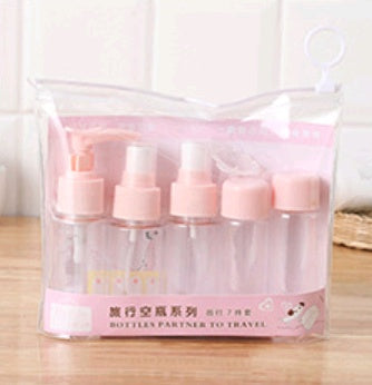 Portable Travel Set Bottle Cosmetics Empty Bottle Press Bottle Spray Bottle Small Watering Can Cosmetics Bottle Set