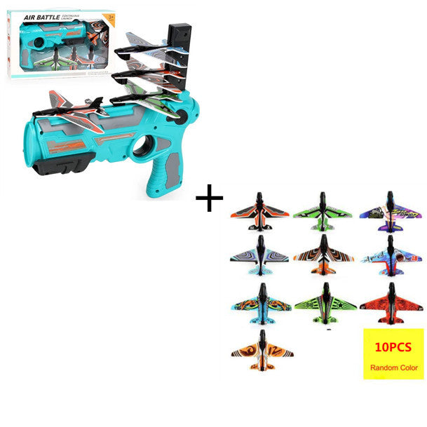 Children's Outdoor Boy Toys Hand Throwing Spin Glider Model Launcher