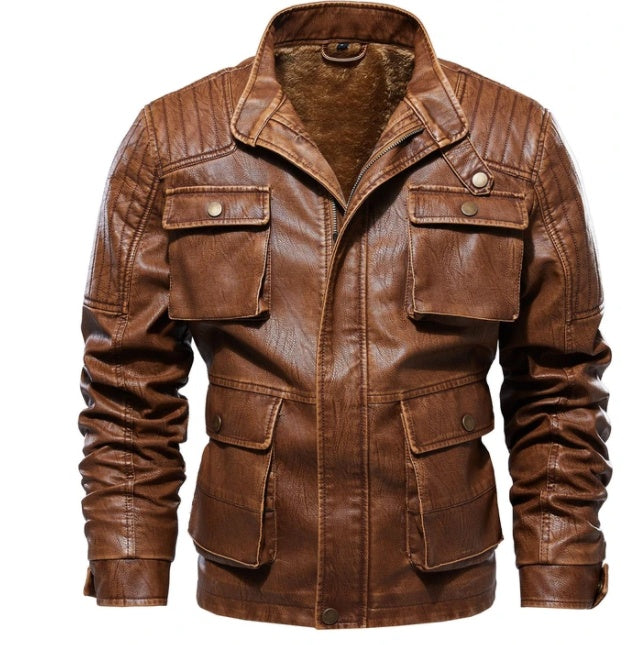 New men's leather clothing